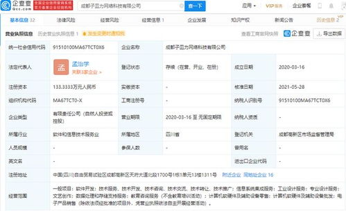 B站投資子皿力網(wǎng)絡(luò)科技公司，拓展文藝創(chuàng)作與信息系統(tǒng)集成服務(wù)布局